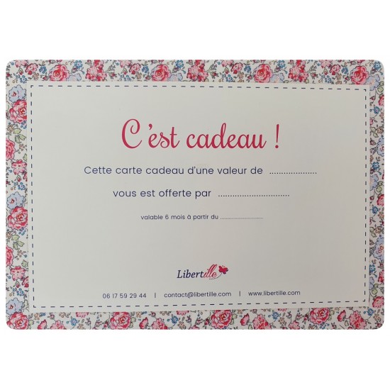 Carte cadeau 35€