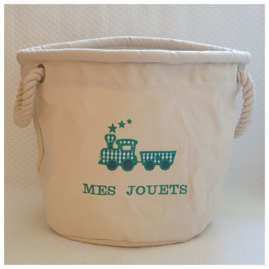 Sac à jouets brodé