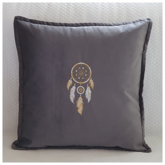 Coussin carré 40cmx40cm brodé