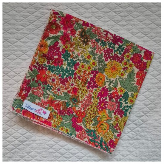 Pochette de costume en Liberty