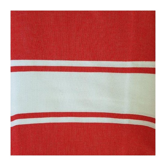 Fouta rouge avec motif en...