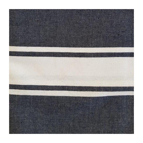 Fouta marine avec motif en...