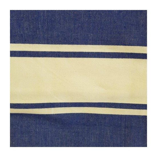 Fouta bleu violet brodée