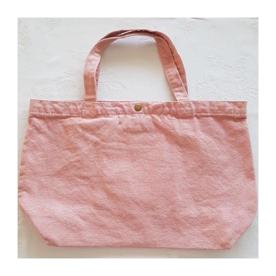 Petit sac bois de rose brodé