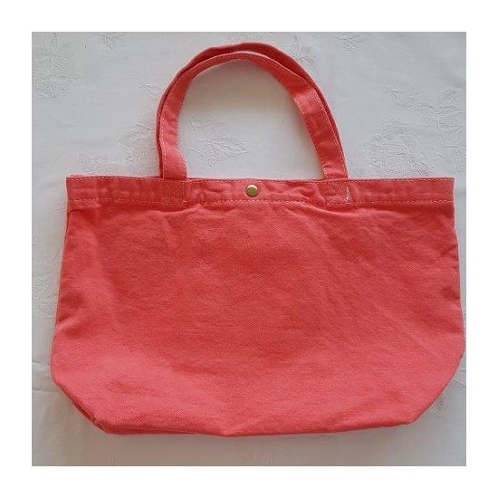 Petit sac corail brodé